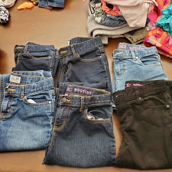 The Children's Place Other - Girls 6 Piece Childrens Place Jeans Lot Size 10/12
